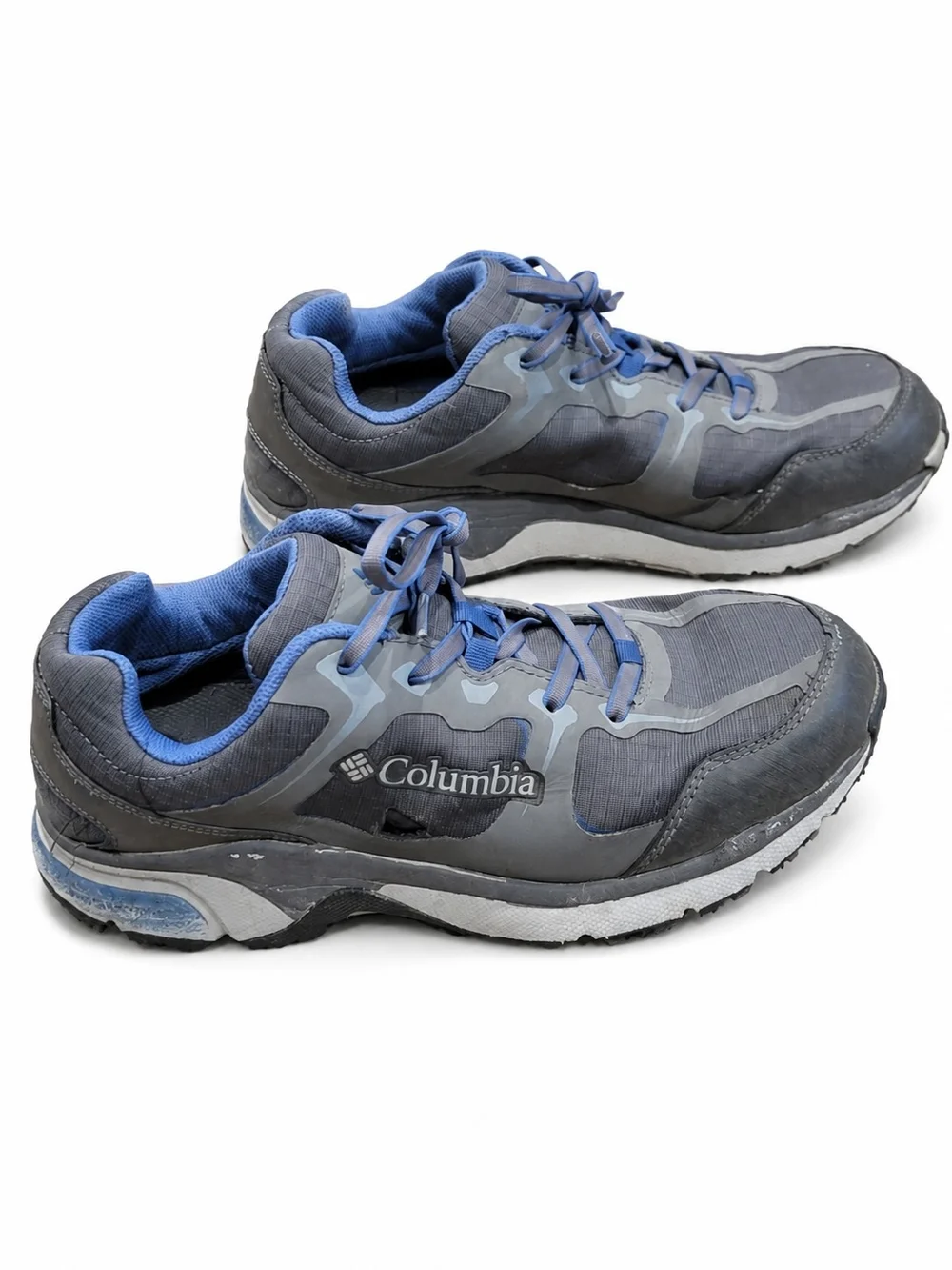 Columbia Grey/Blue Techlite Trail Hiking Shoes